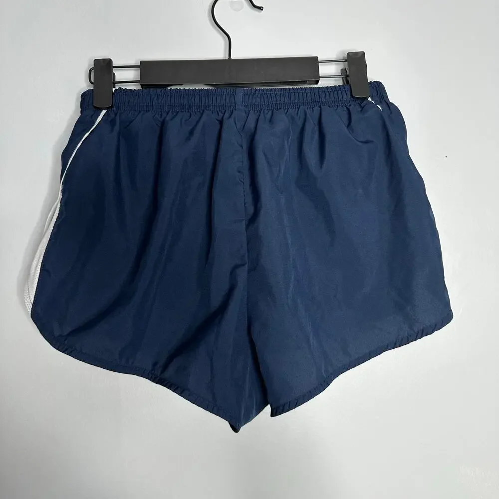 Nike Tempo Running Shorts Womens Small Navy Blue EUC‎ Dri-FIT Mesh Trim